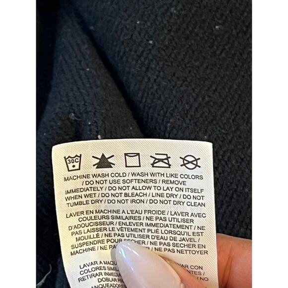 Nike Womens Training Large Wrap Hoodie Workout Dri Fit Black Ahtleisure - Picture 15 of 16